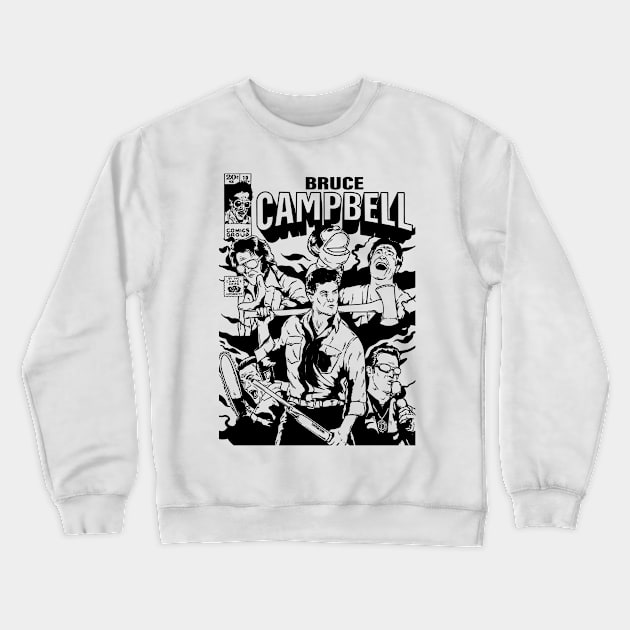 Bruce Campbell Crewneck Sweatshirt by ribandcheese